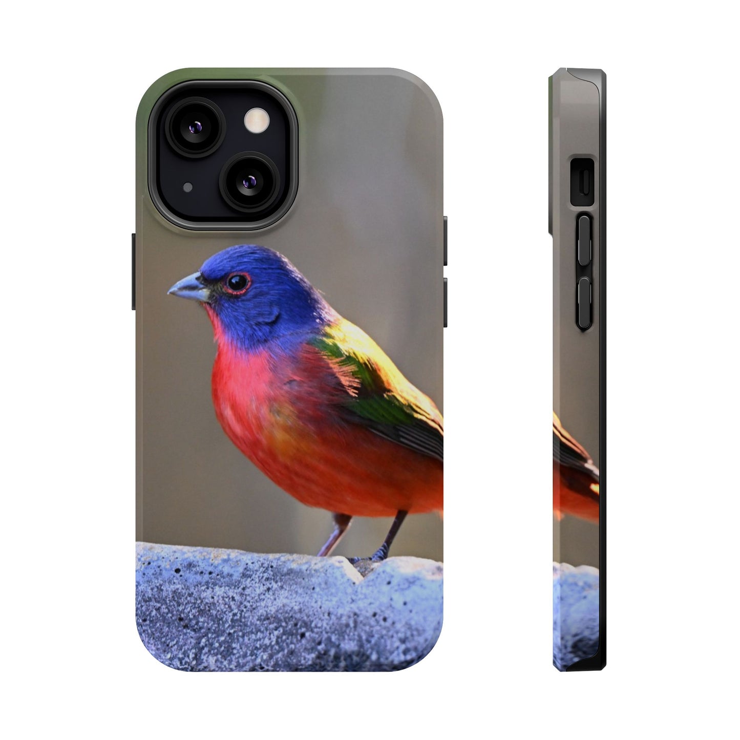 Colorful Bird Phone Case, Magnetic Tough Cases, Nature Lover Gift, Wildlife Phone Cover, Eco-Friendly Tech Accessories
