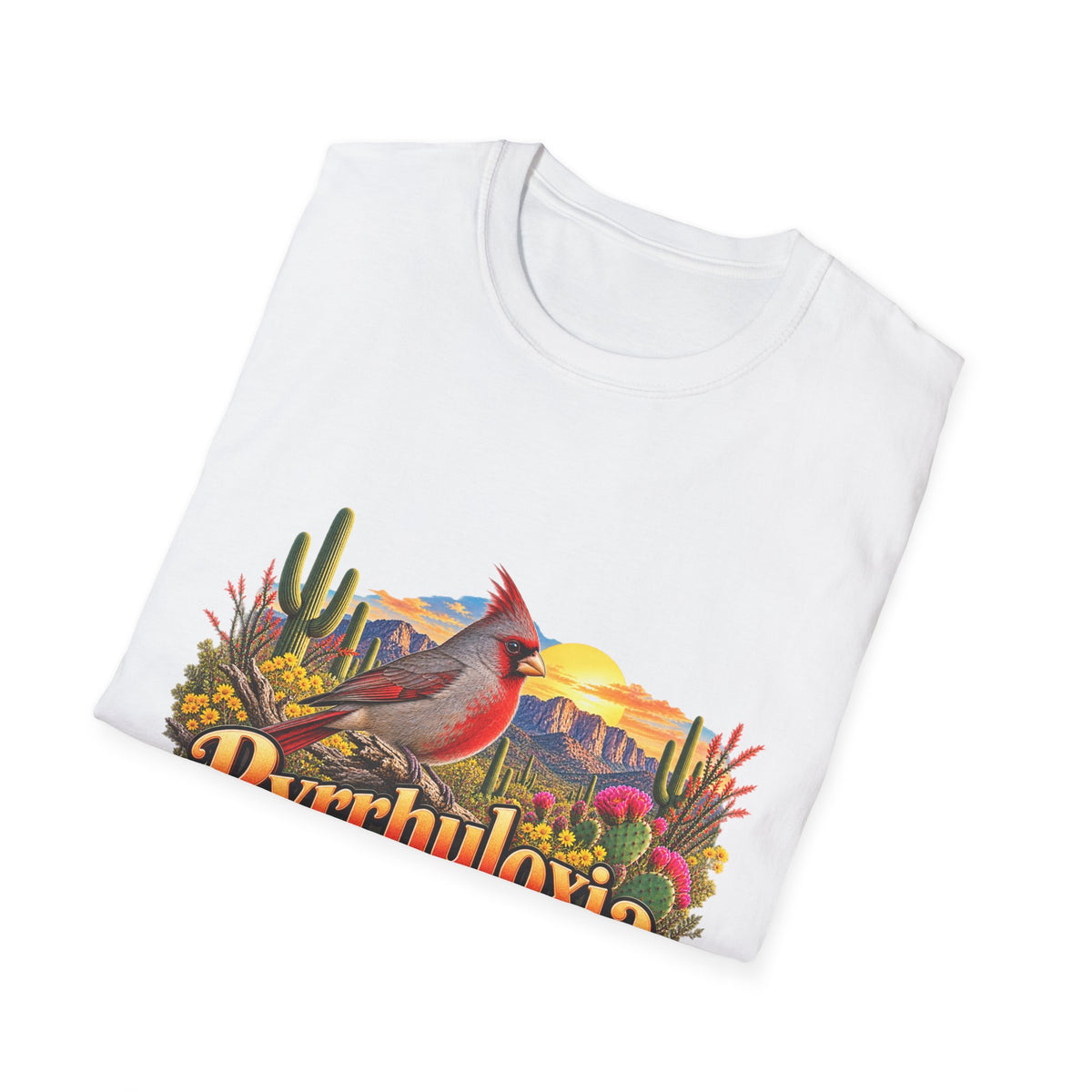 T-Shirt — 'Pyrrhuloxia' Desert Cardinal Graphic Tee