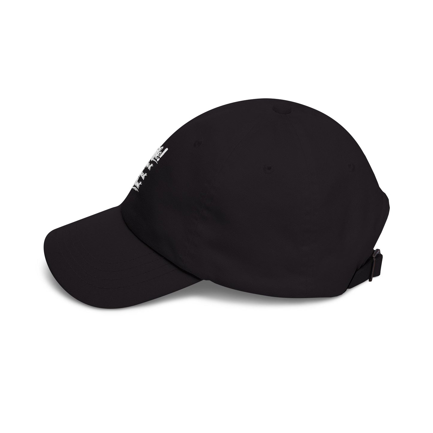 Classic Dad Cap – Minimal Embroidered White Baseball Hat