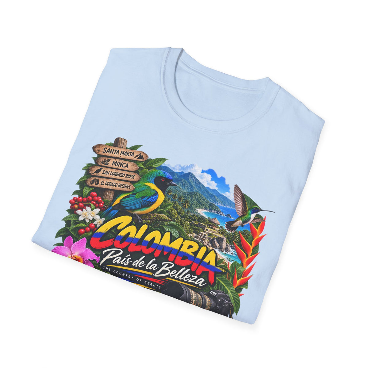 Colombia Paisaje de Colores Travel T-Shirt