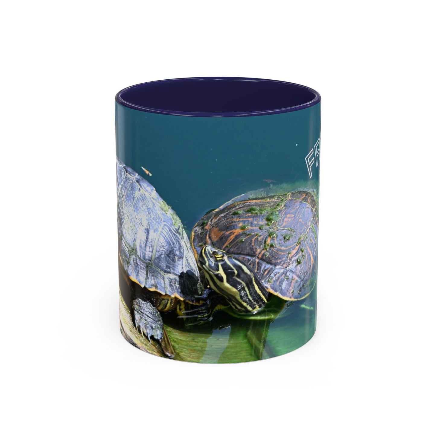 Friends Forever Turtle Accent Coffee Mug — 11/15oz Gift for Animal Lovers