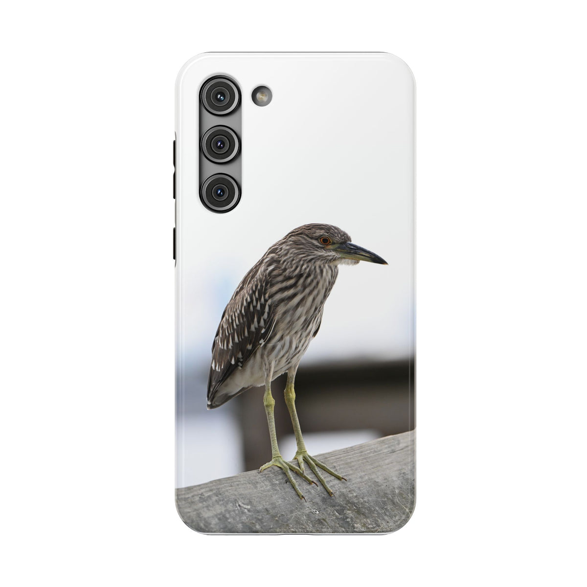 Heron Shoreline Phone Case — Impact-Resistant Wildlife Photo Case