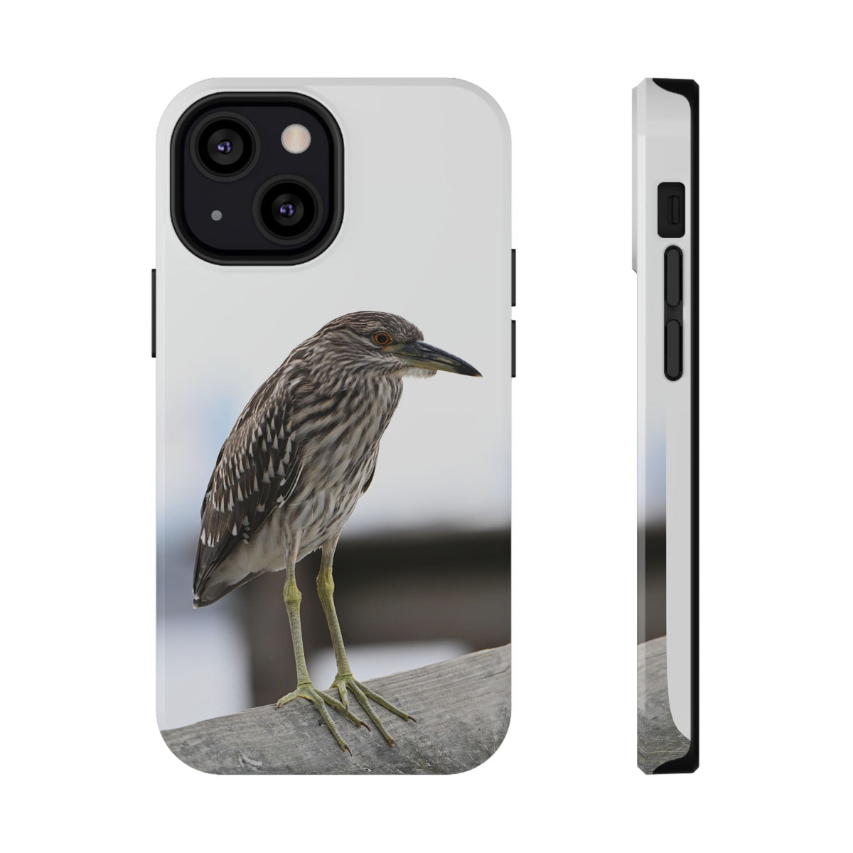 Heron Shoreline Phone Case — Impact-Resistant Wildlife Photo Case