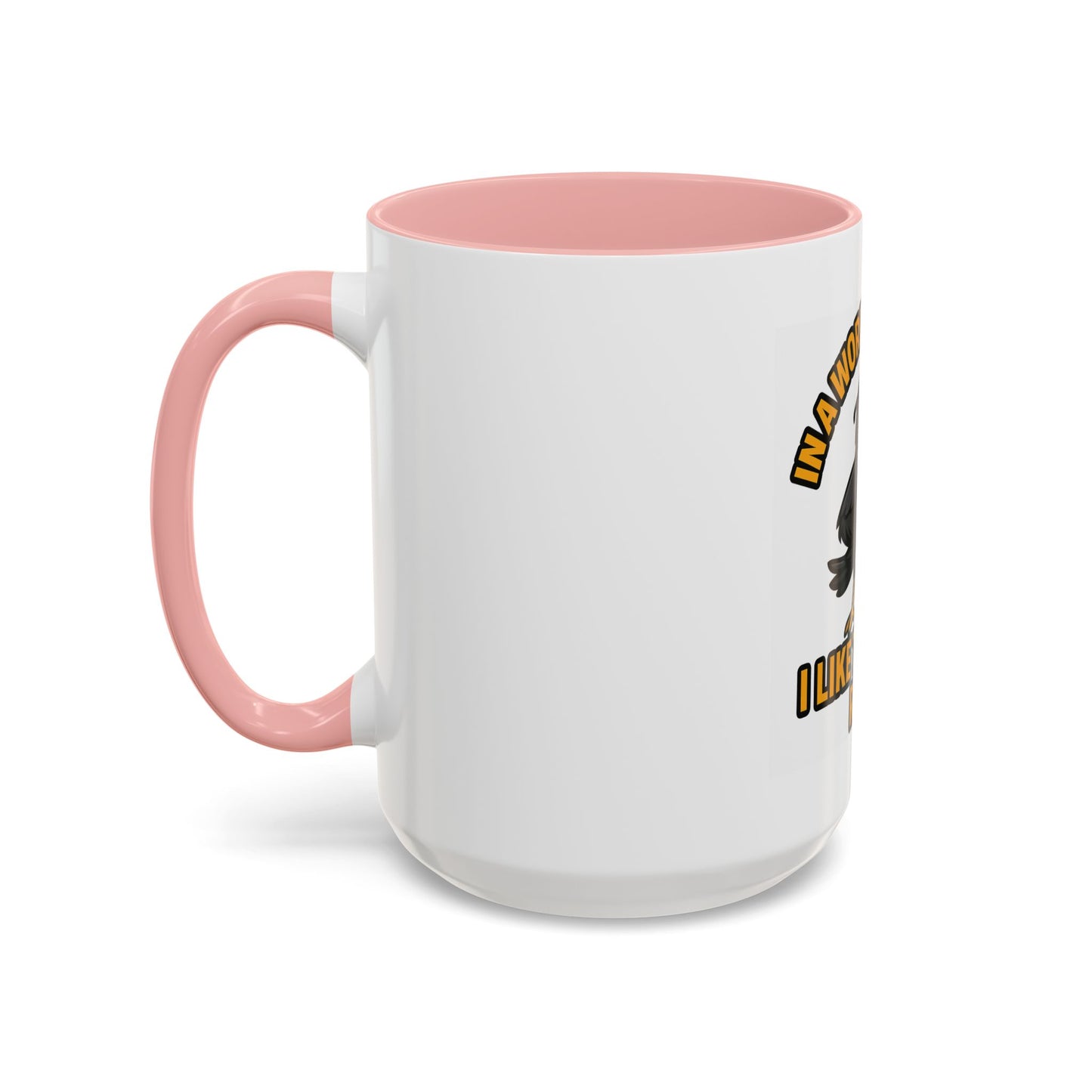 Accent Mug — “In a World Full of Fake, I Like to Keep It Real” Coffee Cup