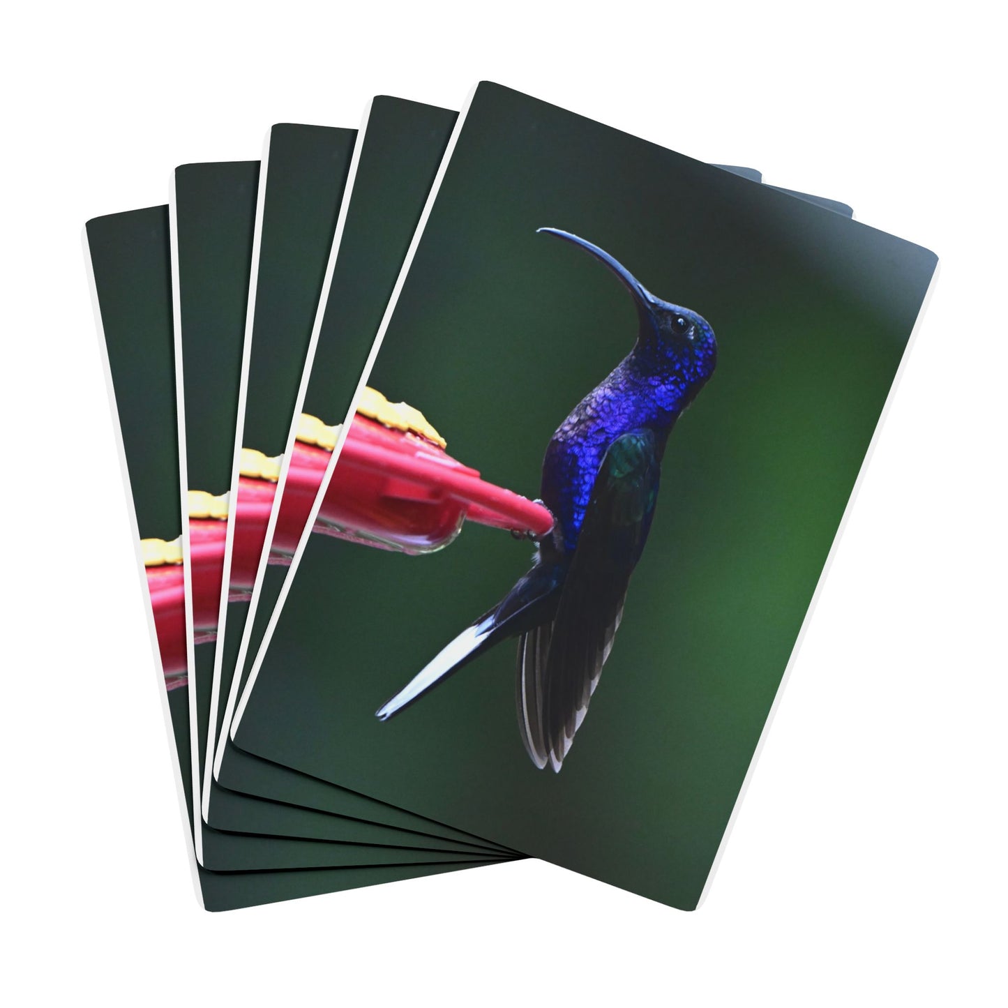 Hummingbird Poker Playing Cards — Artistic Spade Ace Deck for Game Nights & Gifts