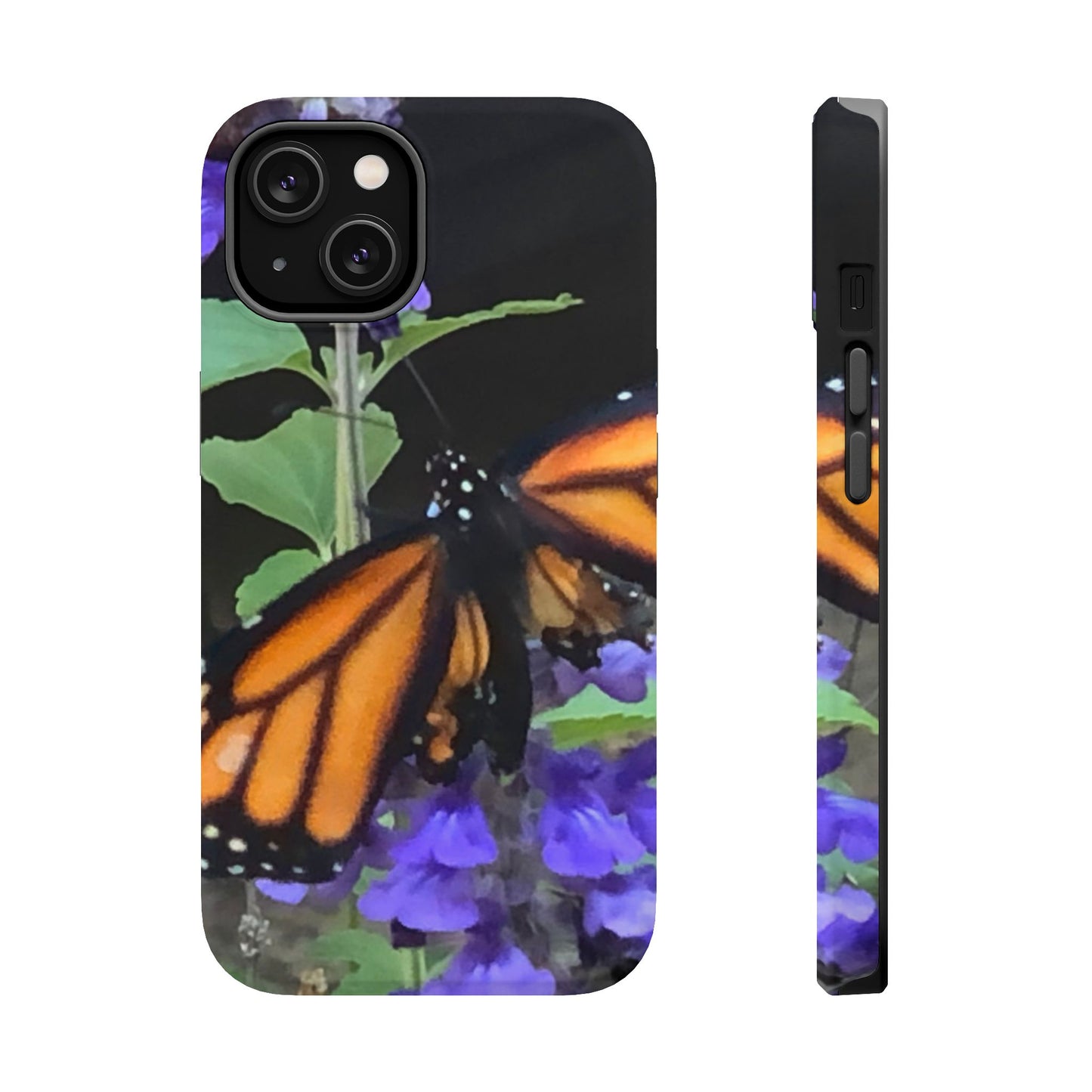 Butterfly Floral Magnetic Tough Cases, Nature Phone Cases, Gift for Nature Lovers, Eco-Friendly Cell Phone Case, Unique Smartphone Accessory