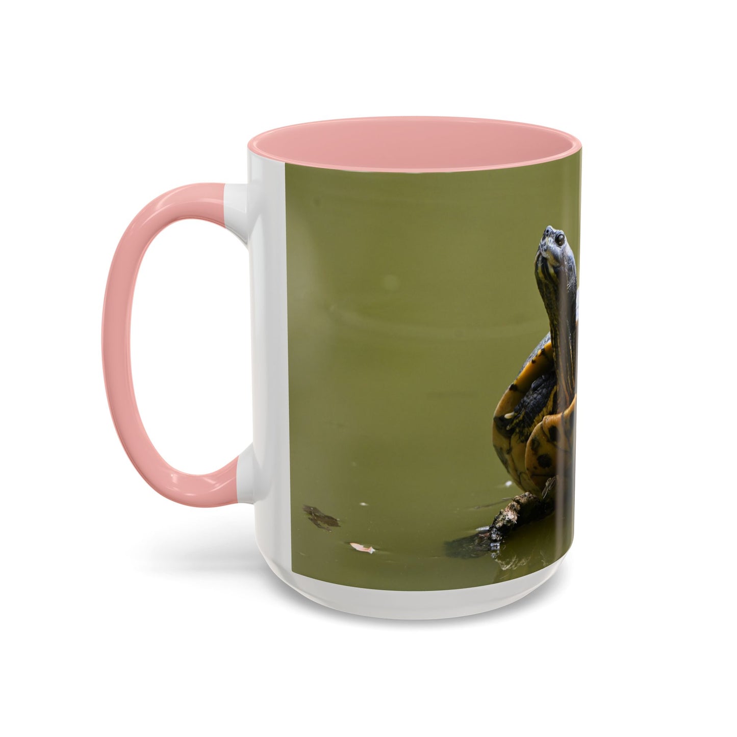 Turtle Coffee Mug — "Always Keep Your Head Up" Inspirational Accent Mug (11/15 oz)