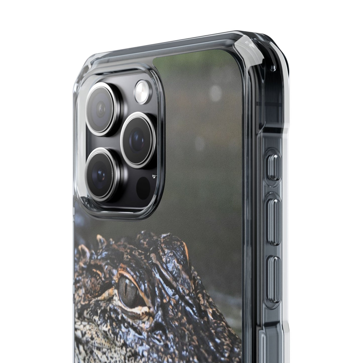 Clear Impact Phone Cases featuring Unique Wildlife Design, Alligator Art, Eco-Friendly Protection, Perfect Gift for Nature Lovers, [...]