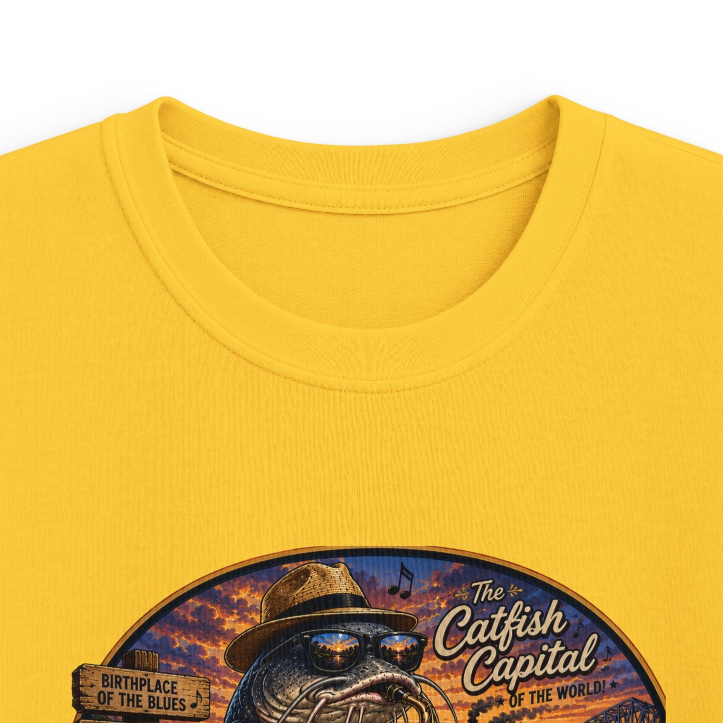 Kids Mississippi State Tee — Vintage Riverboat & Blues Design
