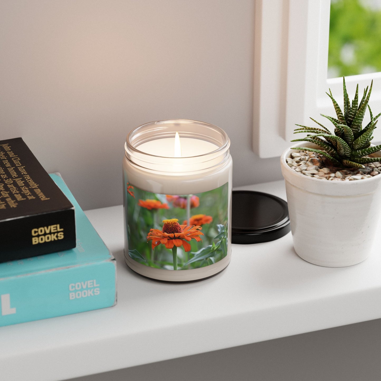 Scented Floral Soy Candle, Aromatherapy Candle, Home Décor, Gift for Her, Relaxation Candle, Eco-Friendly Home Fragrance
