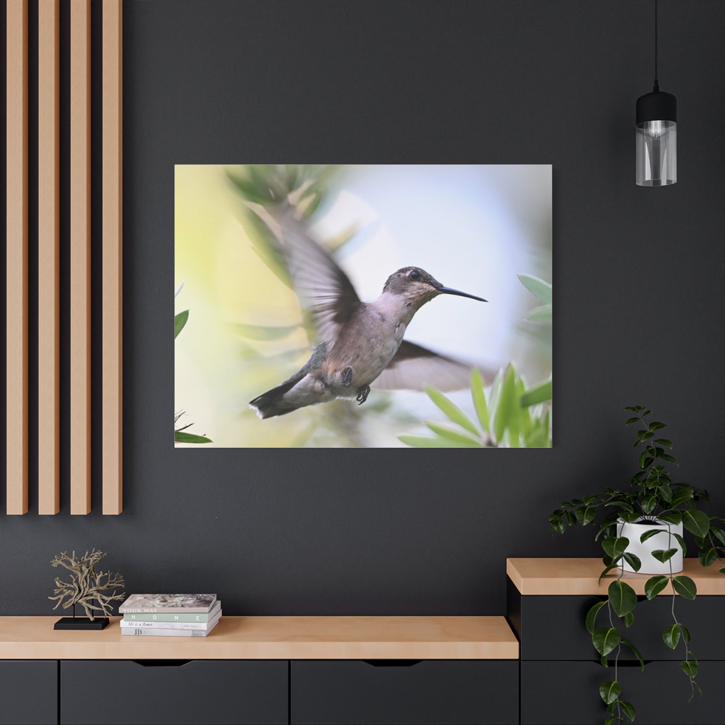 Hummingbird Canvas Wall Art — Matte Stretched 1.25"