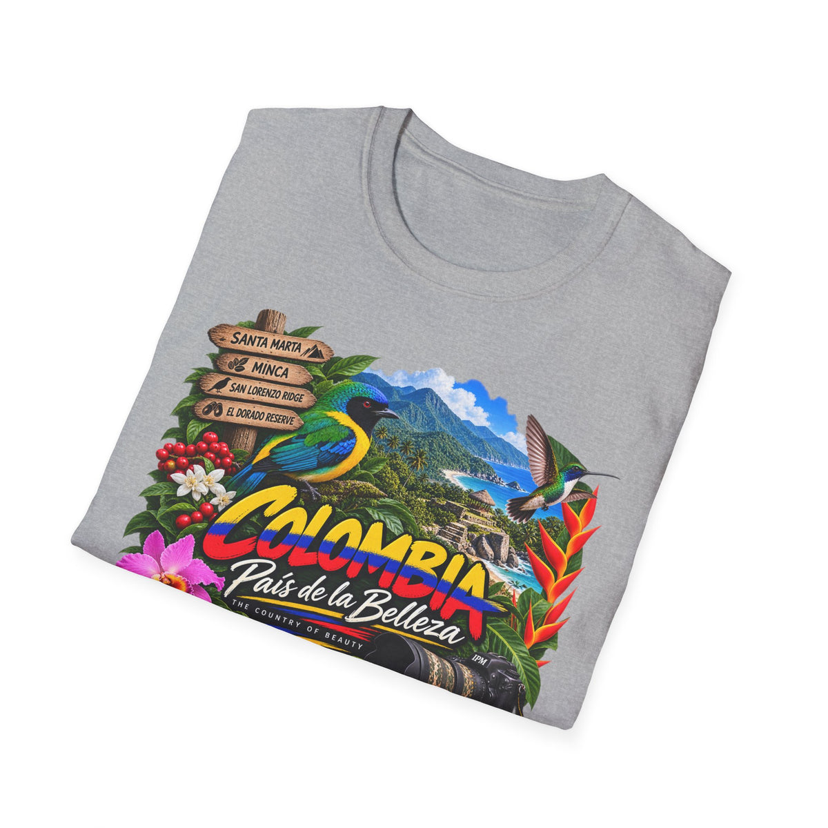 Colombia Paisaje de Colores Travel T-Shirt