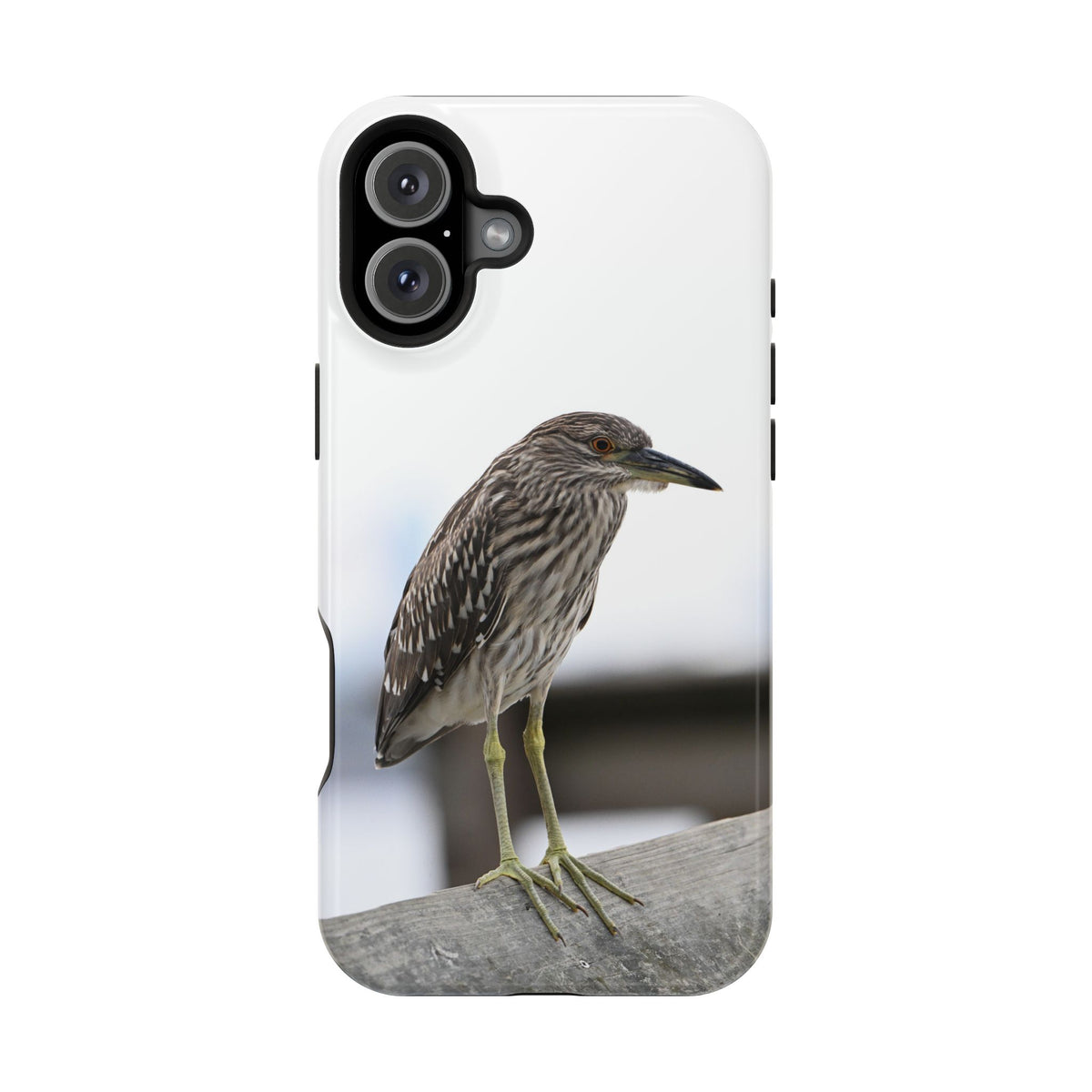 Heron Shoreline Phone Case — Impact-Resistant Wildlife Photo Case