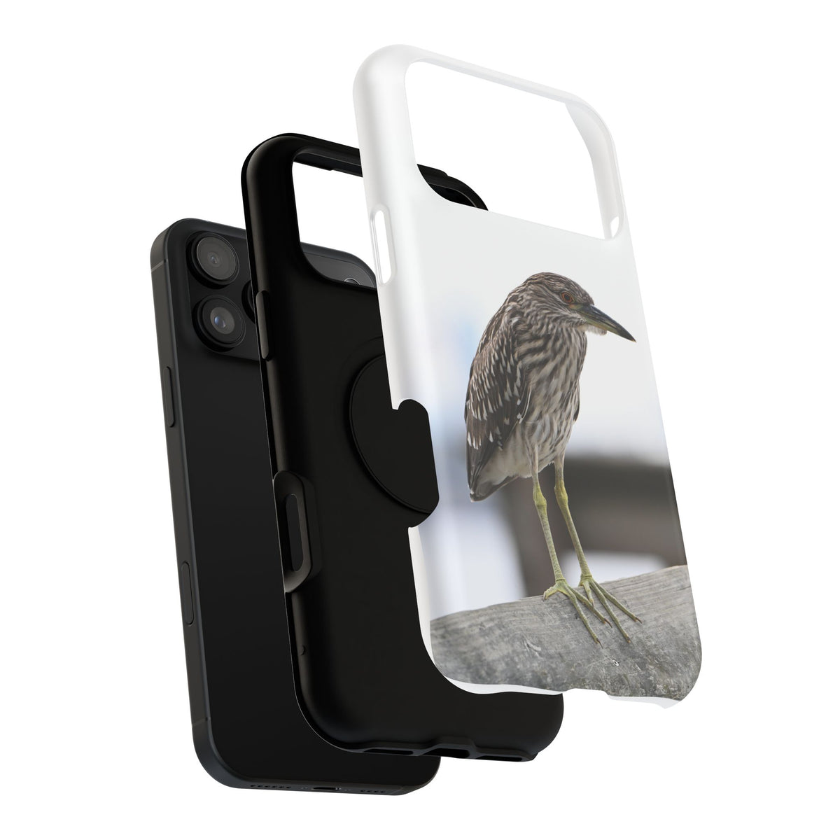 Heron Shoreline Phone Case — Impact-Resistant Wildlife Photo Case