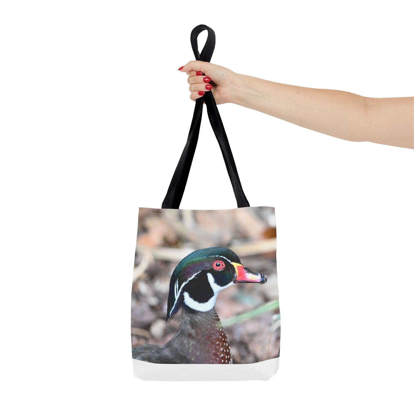 Wood Duck Tote Bag, Nature Lover Eco-Friendly Tote, Gift for Bird Enthusiasts, Stylish Reusable Shopping Bag, Photography Art Bag