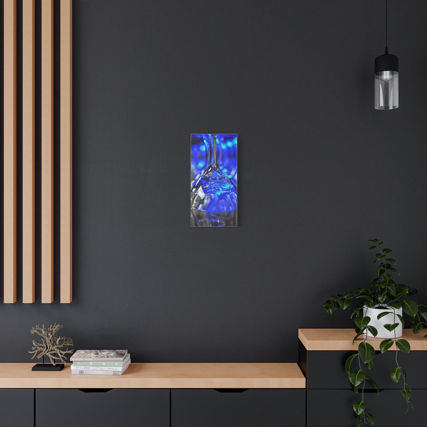 Blue Reflection Canvas Art Print