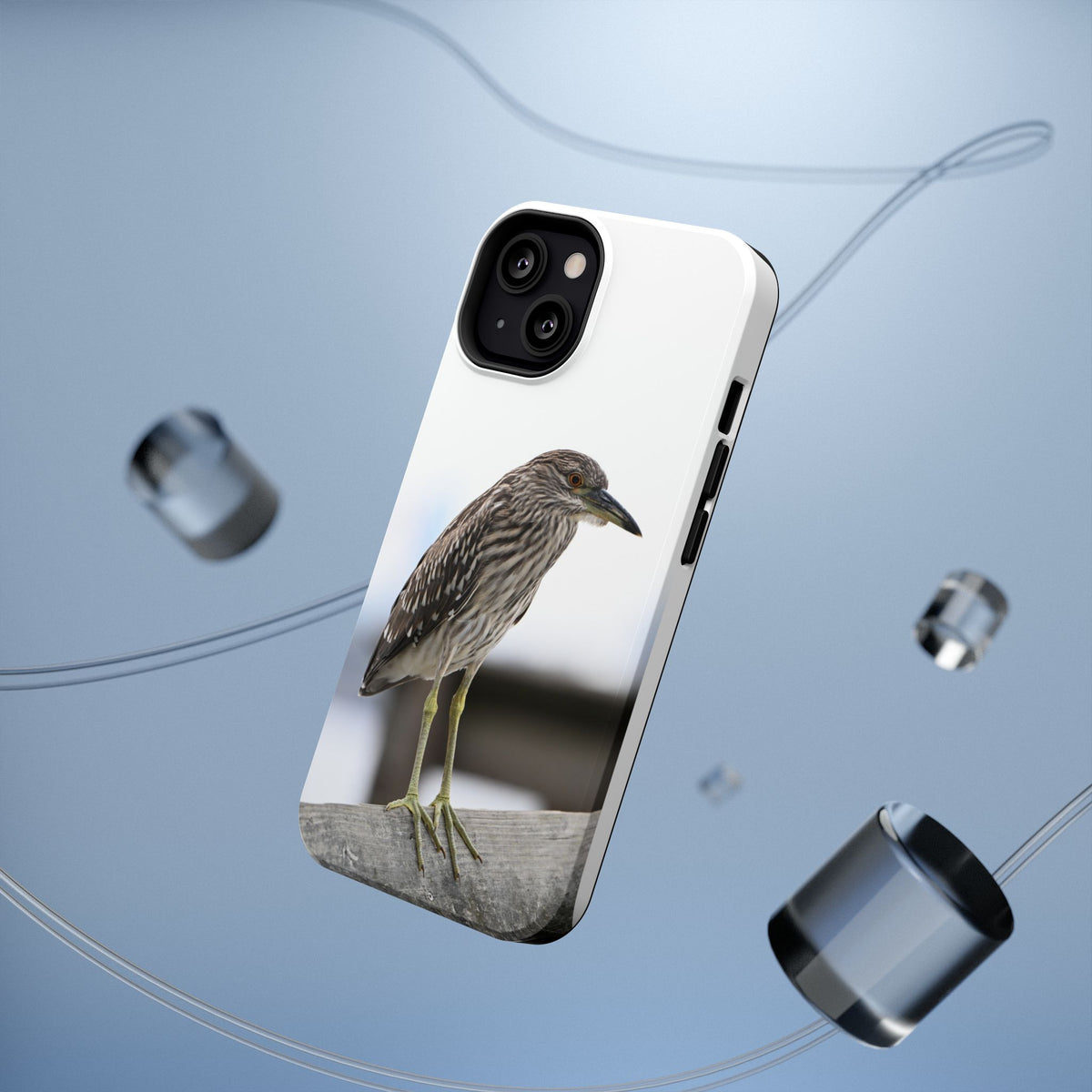 Heron Shoreline Phone Case — Impact-Resistant Wildlife Photo Case