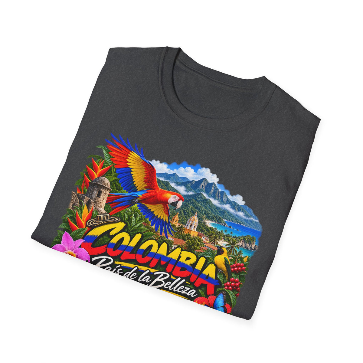 Colombia País de la Belleza Tropical Travel T-Shirt