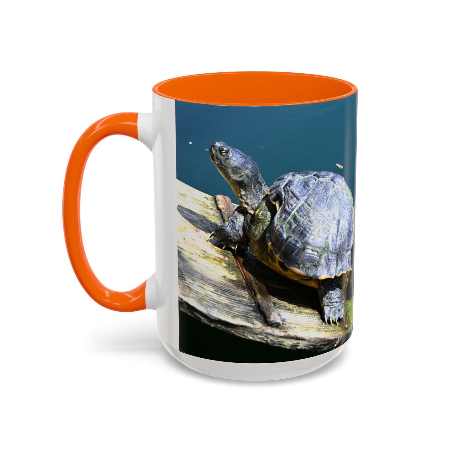 Friends Forever Turtle Accent Coffee Mug — 11/15oz Gift for Animal Lovers
