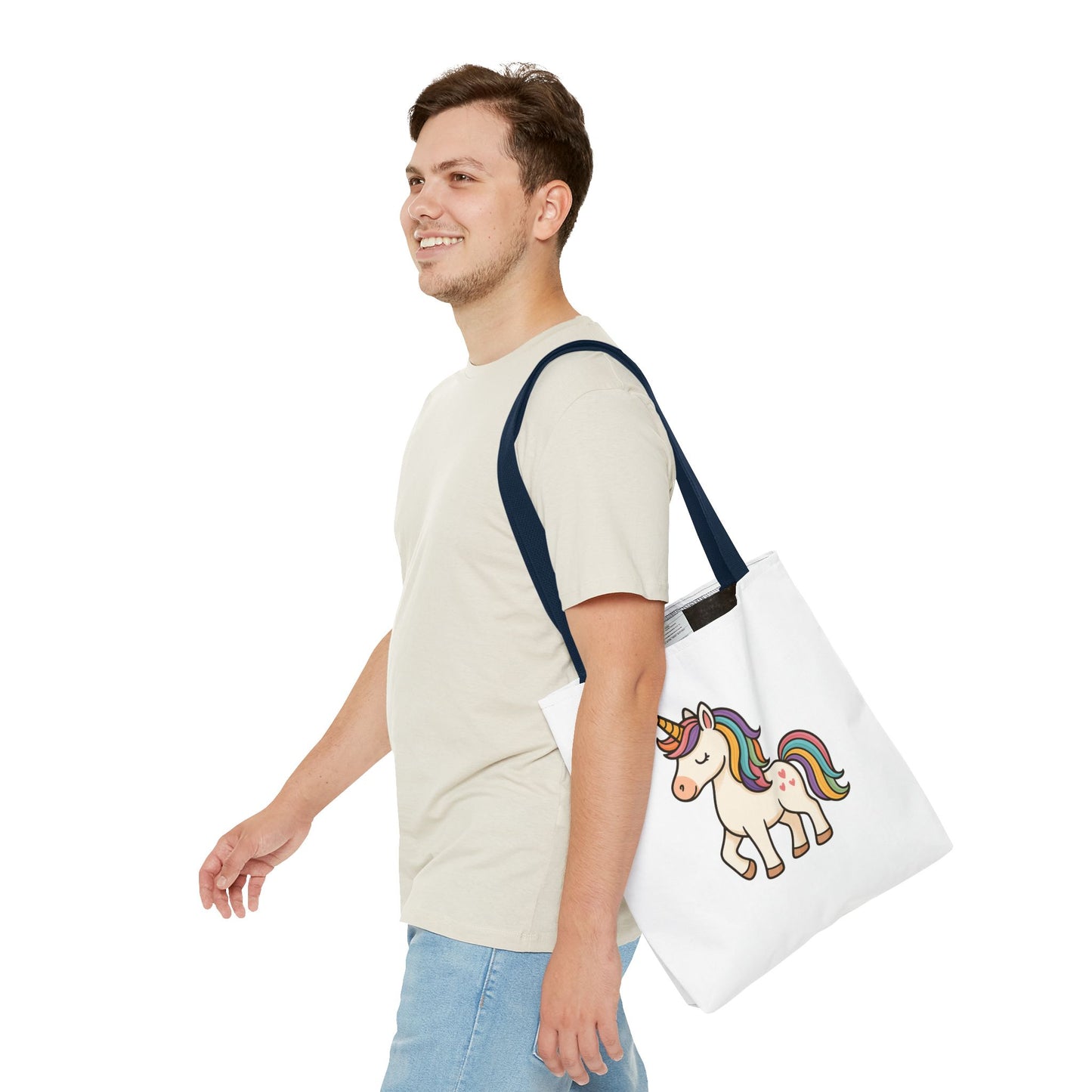 Whimsical Unicorn Tote Bag, Cute Daily Purse, Artsy Gift, Eco-Friendly Shopper, Fun Beach Bag, Magical Adventure Companion