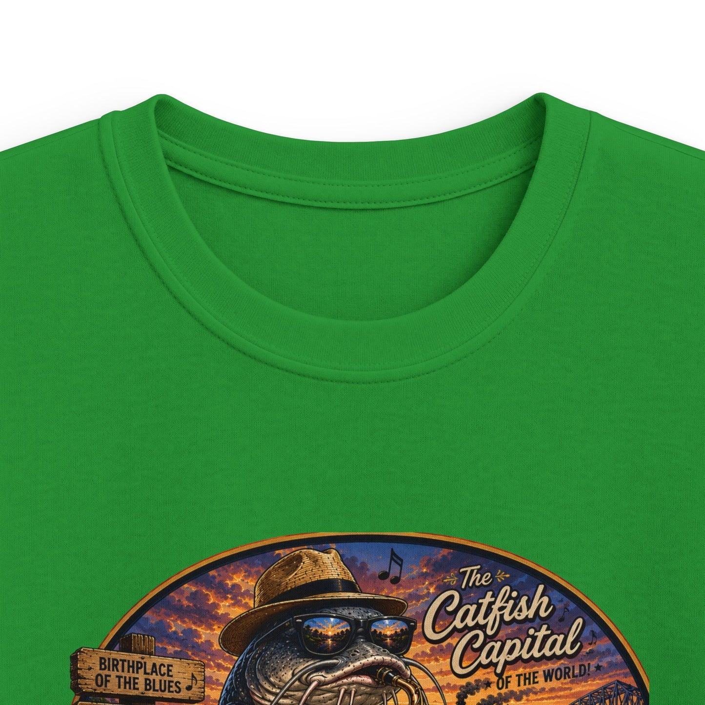 Kids Mississippi State Tee — Vintage Riverboat & Blues Design