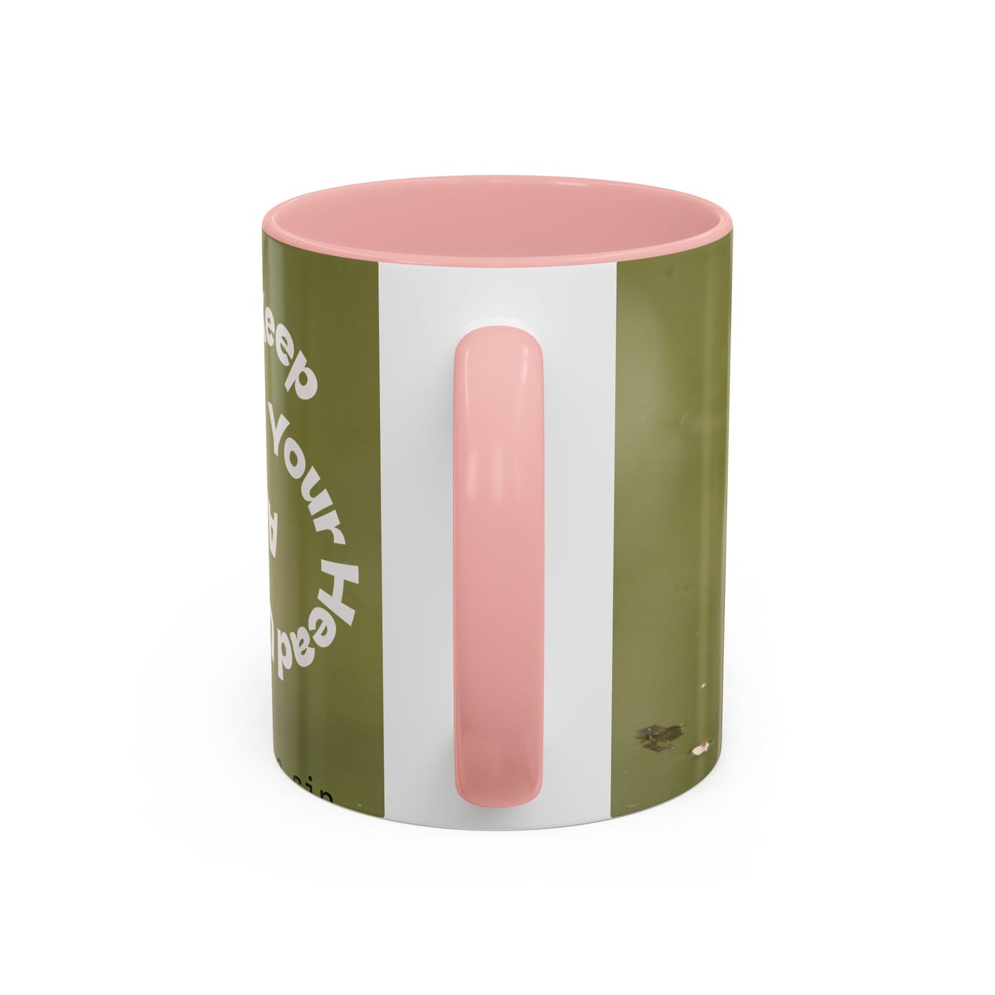 Turtle Coffee Mug — "Always Keep Your Head Up" Inspirational Accent Mug (11/15 oz)
