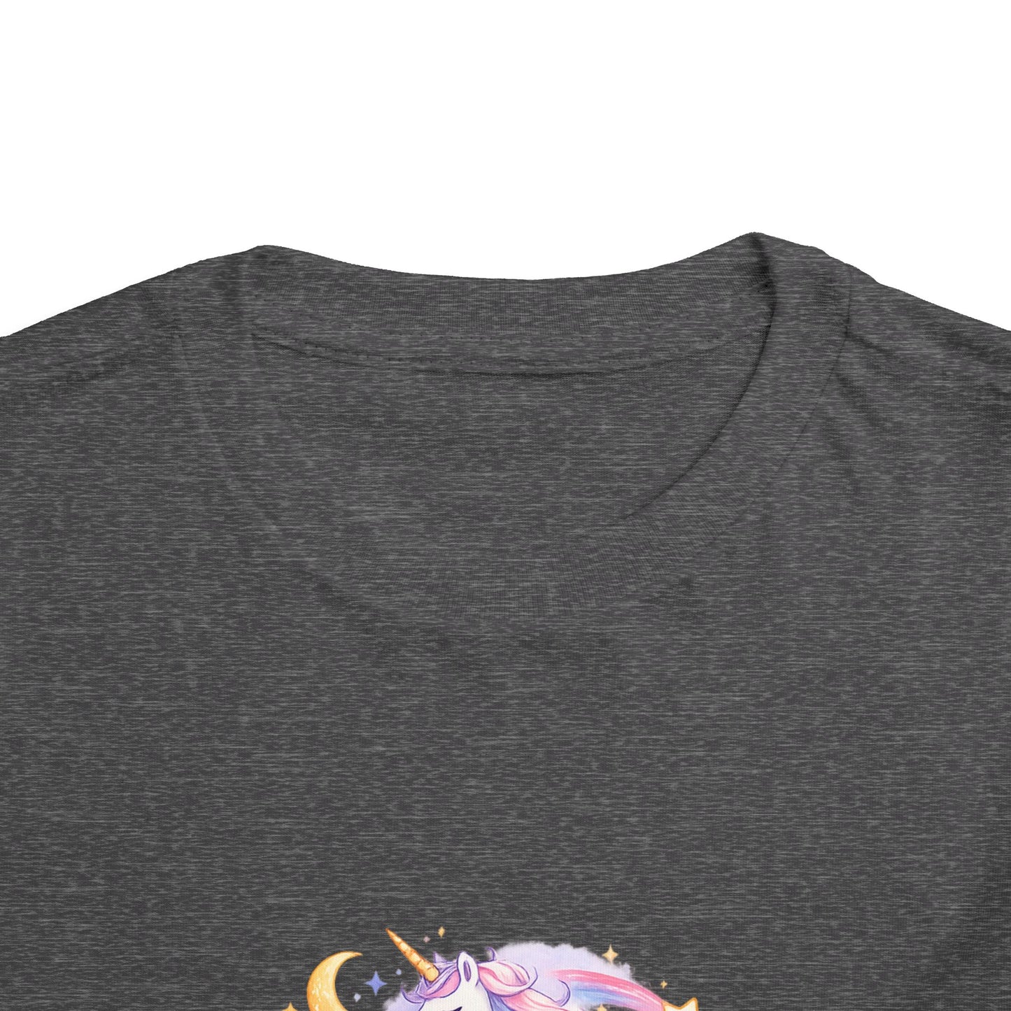 Toddler Tee — Dream Big Always Unicorn Graphic