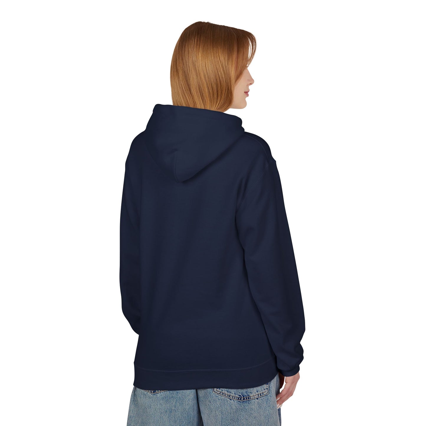 Hoodie — 'Different Not Less, Same World' Rainbow Eye Graphic