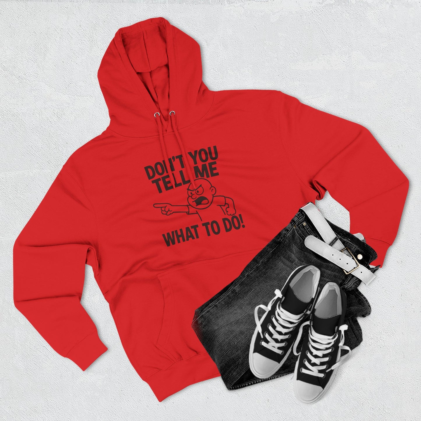 Funny Quote Fleece Hoodie, Cozy Apparel, Casual Wear, Perfect Gift for Adults, Unique Sweatshirt for Any Occasion