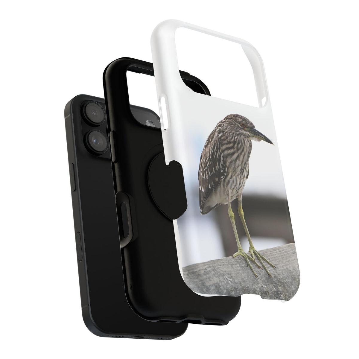 Heron Shoreline Phone Case — Impact-Resistant Wildlife Photo Case
