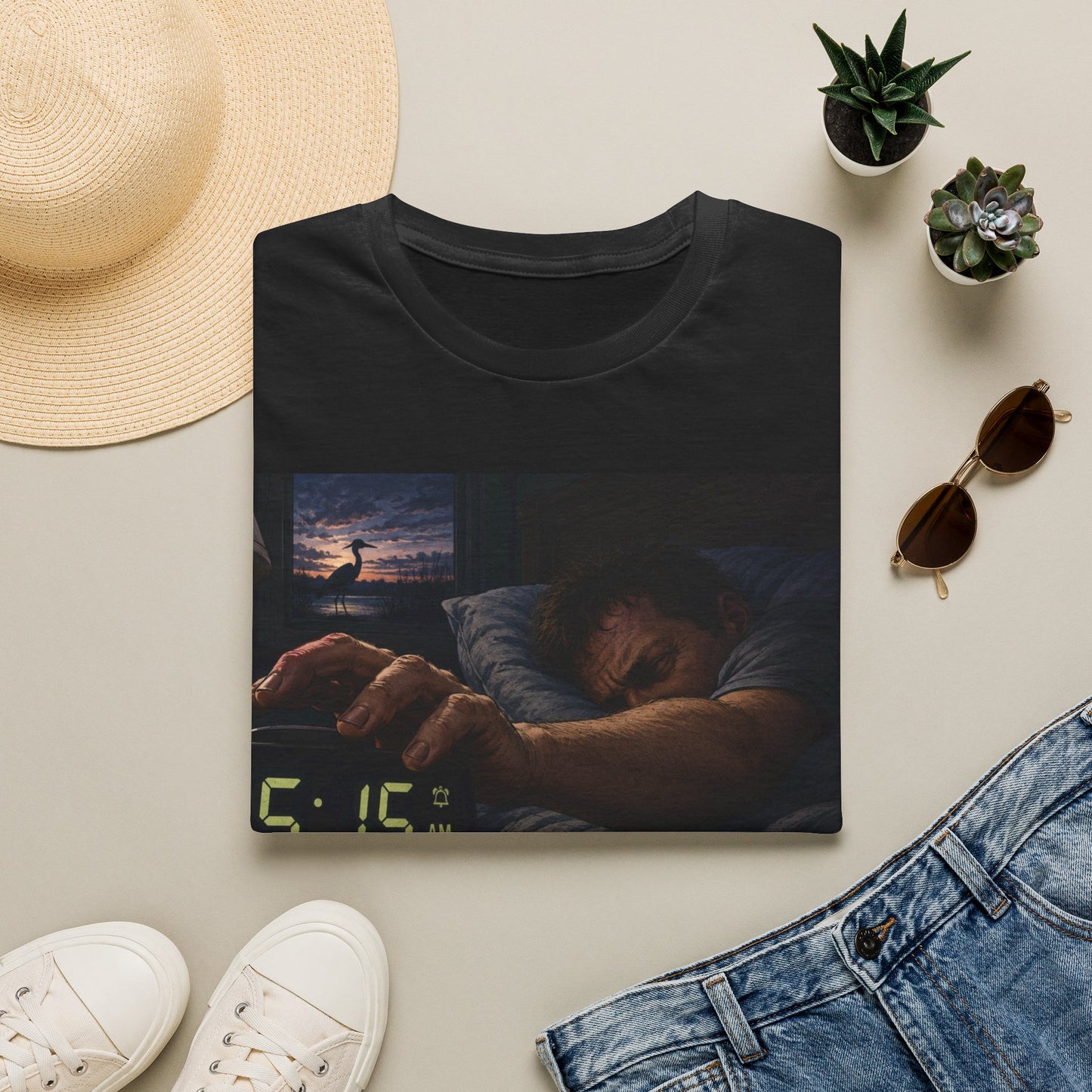 T-Shirt — "The Worst Part of Birding" Funny Early-Morning Birdwatcher Tee