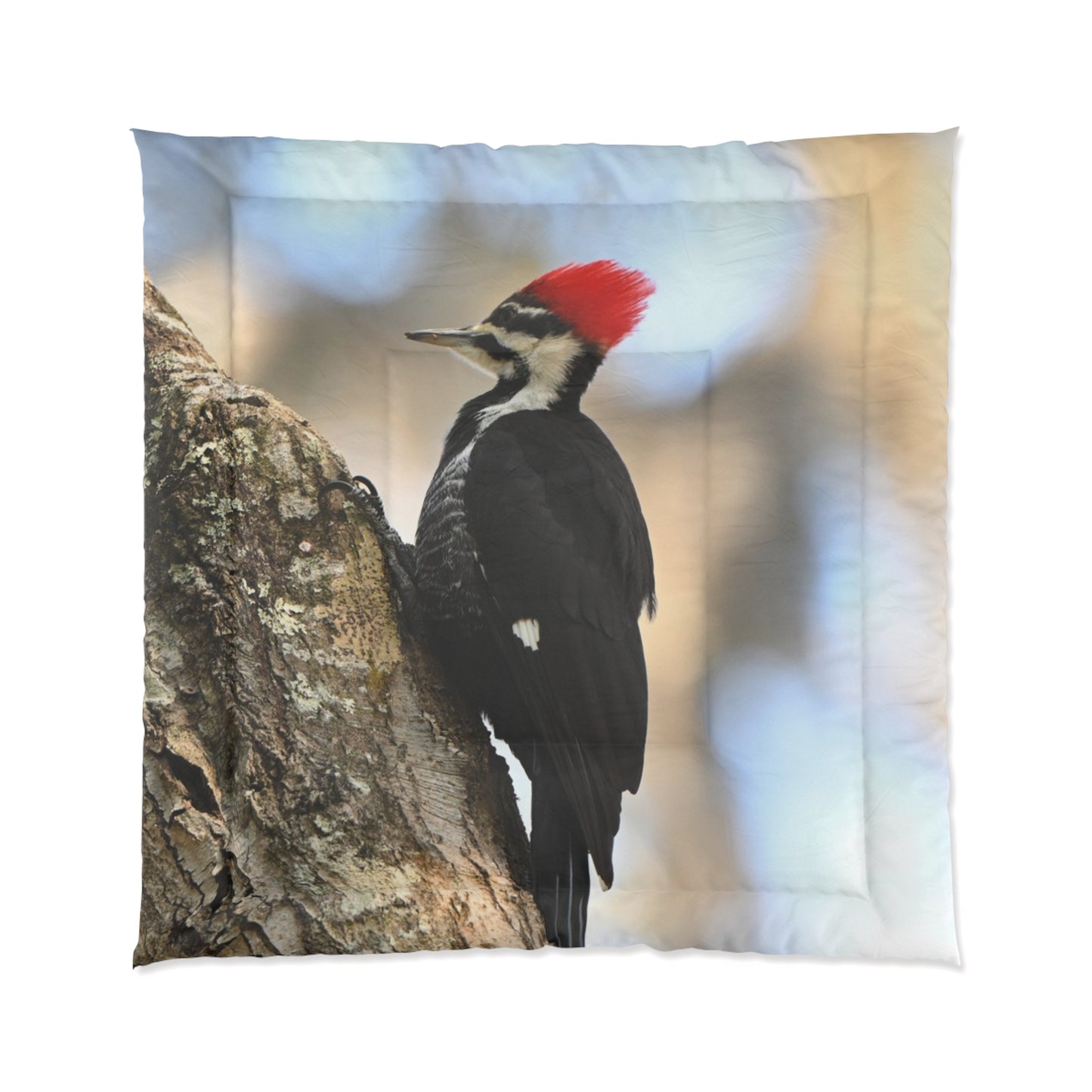 Pileated Woodpecker Comforter – Nature Photography Bedding