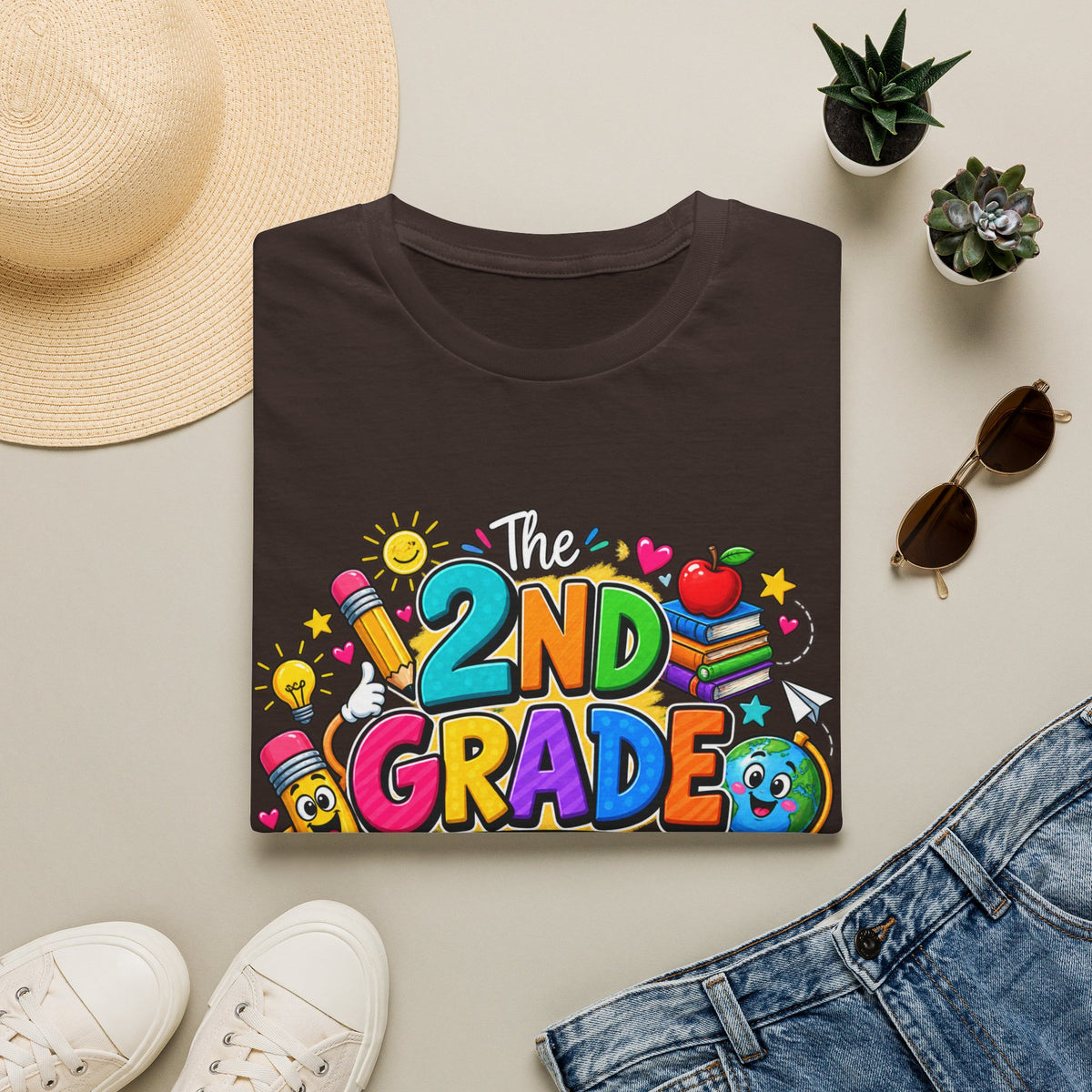 2nd Grade Teacher T‑Shirt — "The 2nd Grade Dream Team" Colorful Back-to-School Tee