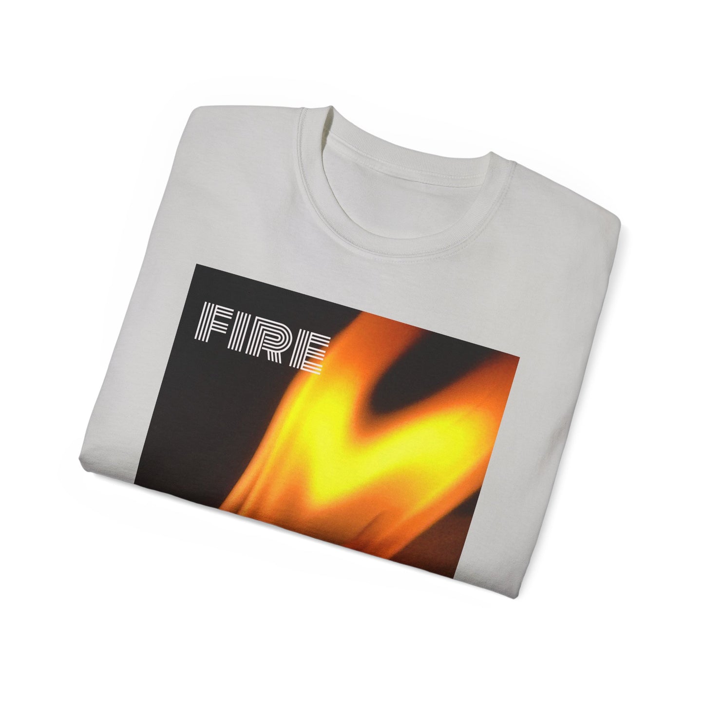 Fiery Vibes Unisex Ultra Cotton Tee, Graphic Tee, Streetwear, Casual Wear, Gift for Her, Gift for Him