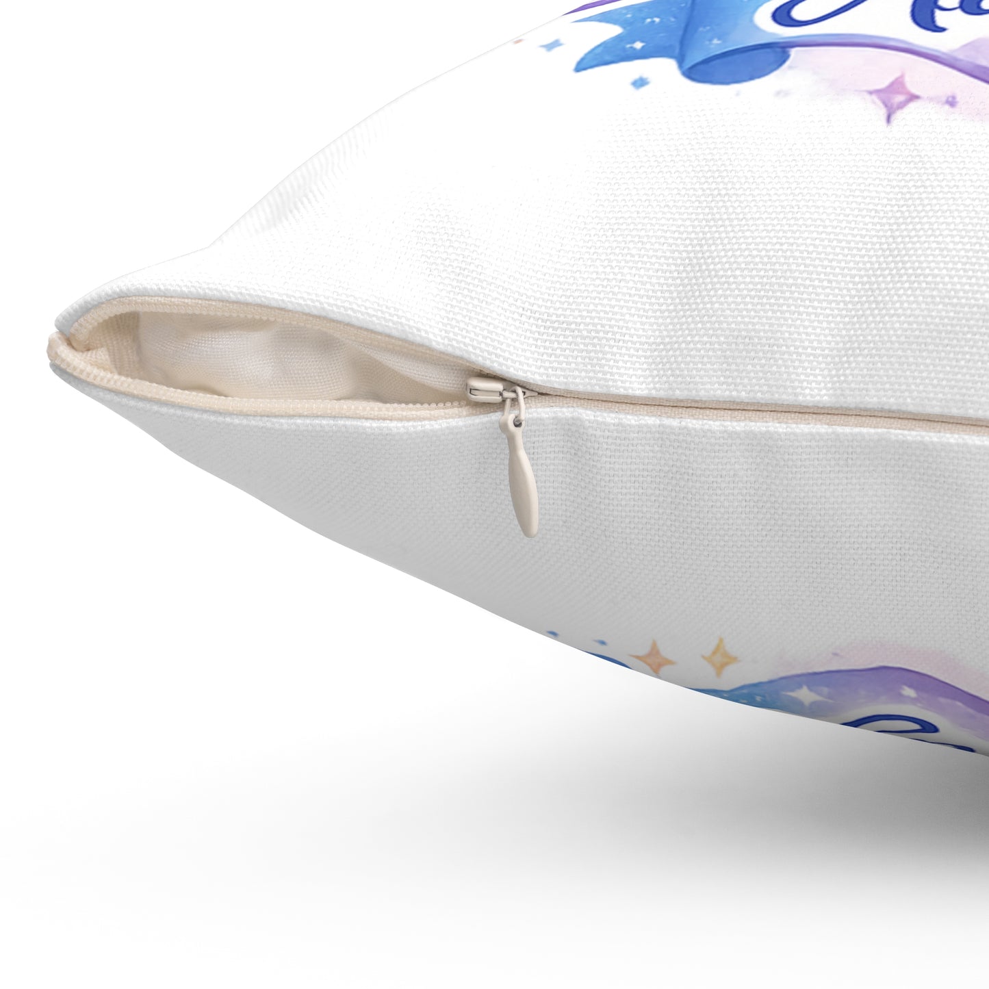 Dream Big Always Unicorn Pillow — Inspirational Kids Room Decor