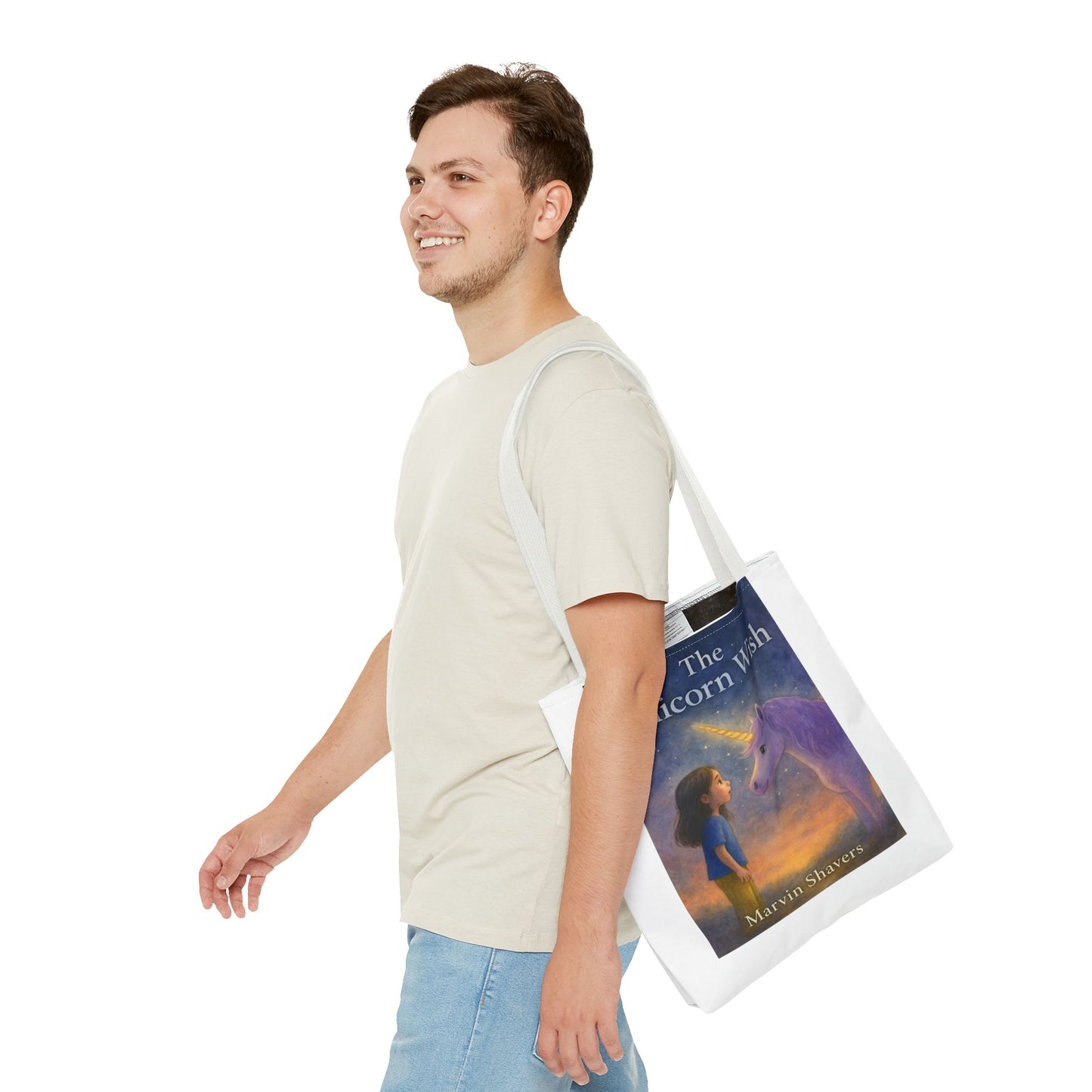 Unicorn Wish Tote Bag – Perfect for Dreamers and Readers