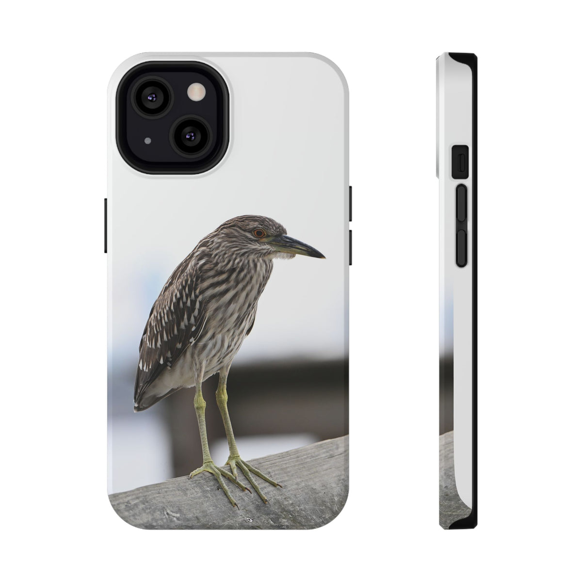 Heron Shoreline Phone Case — Impact-Resistant Wildlife Photo Case