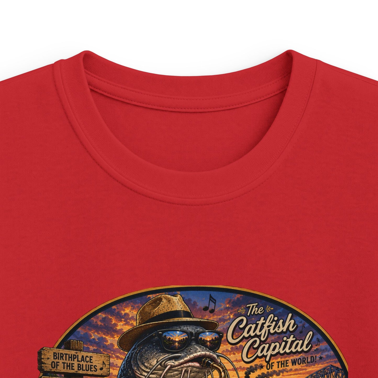 Kids Mississippi State Tee — Vintage Riverboat & Blues Design