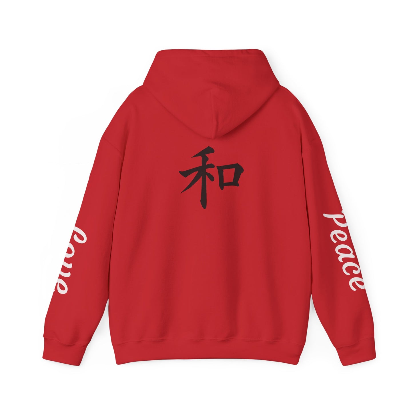 Unisex Love & Peace Hoodie - Cozy Streetwear, Gift for Friends, Casual Wear, Unique Fashion Statement, Zen Vibes