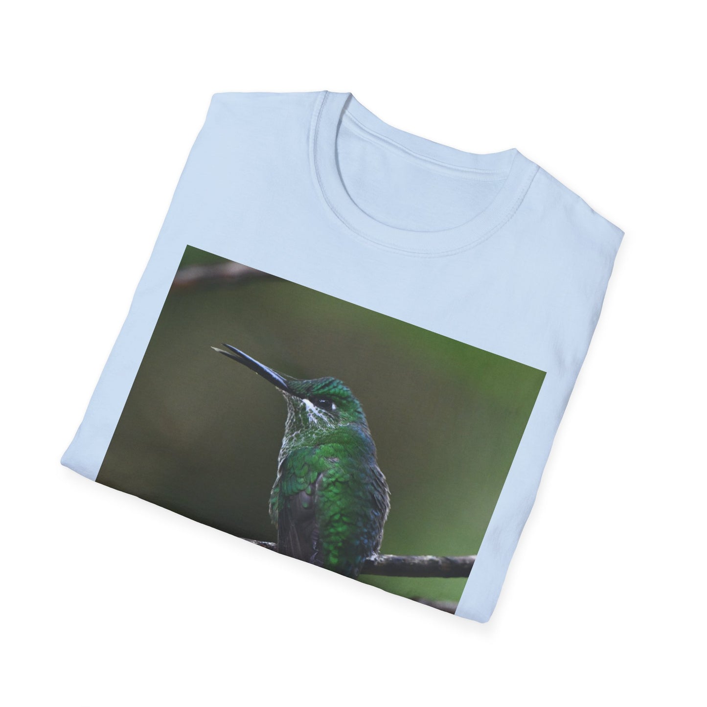 Hummingbird Haven T-Shirt — Green Hummingbird Photo Tee