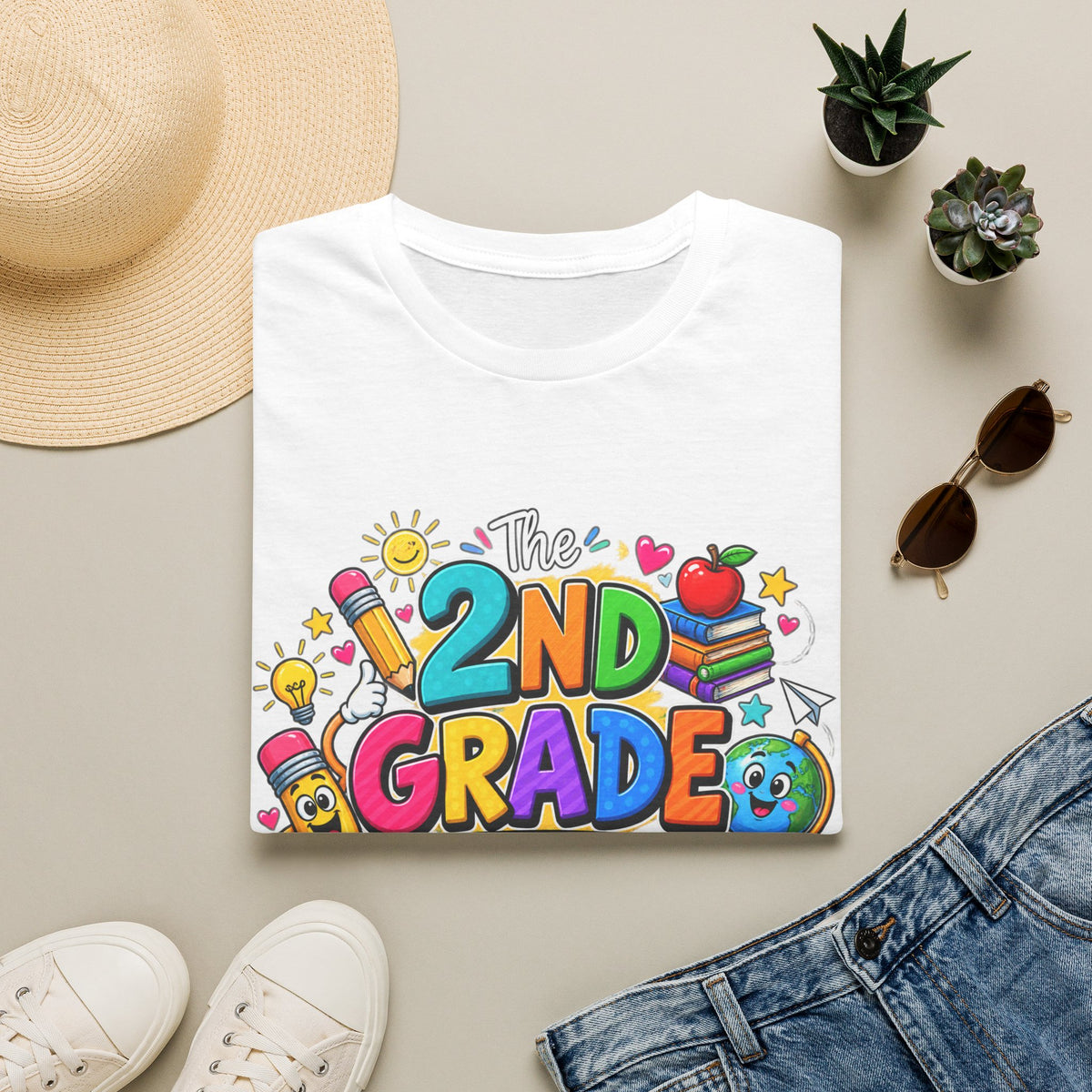 2nd Grade Teacher T‑Shirt — "The 2nd Grade Dream Team" Colorful Back-to-School Tee