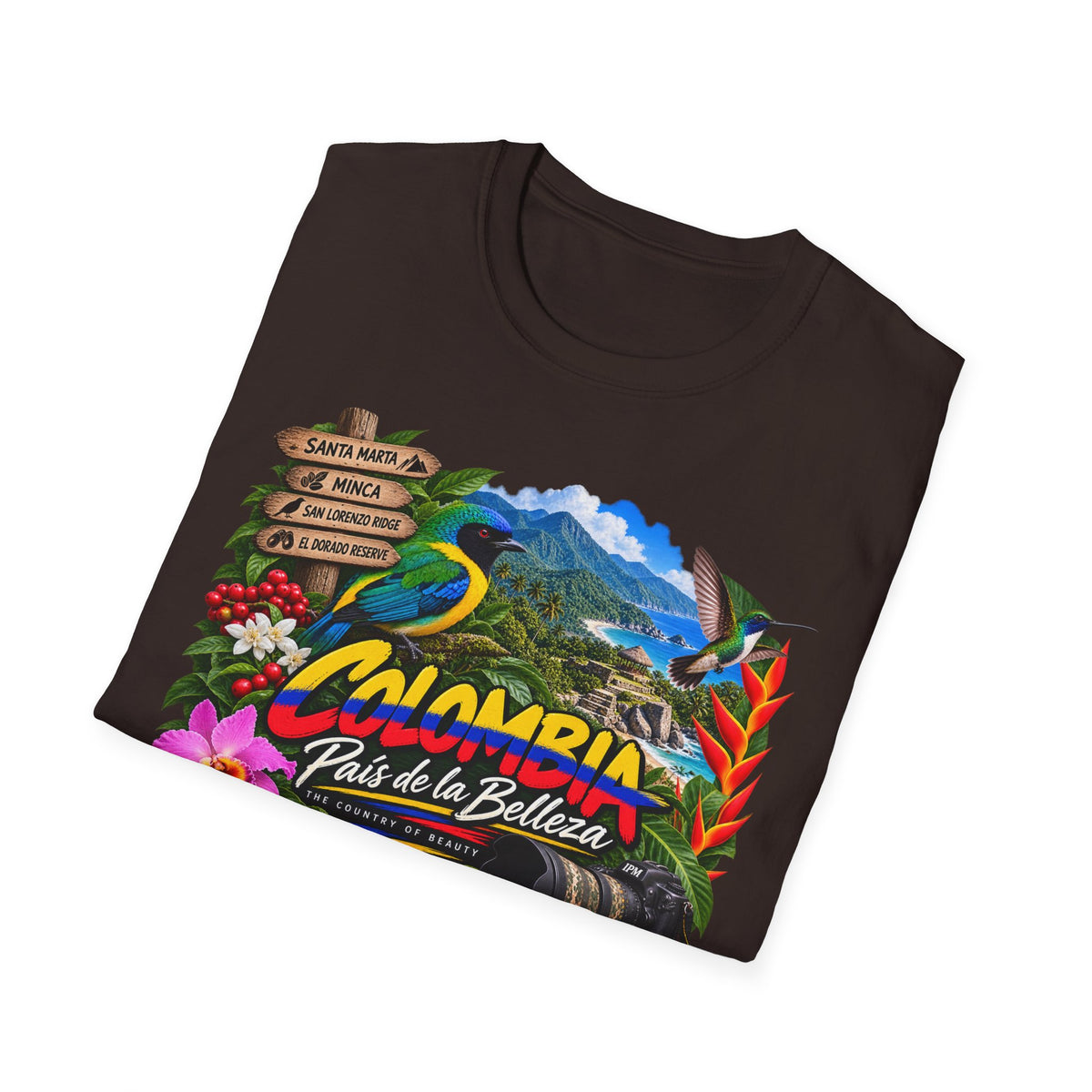 Colombia Paisaje de Colores Travel T-Shirt