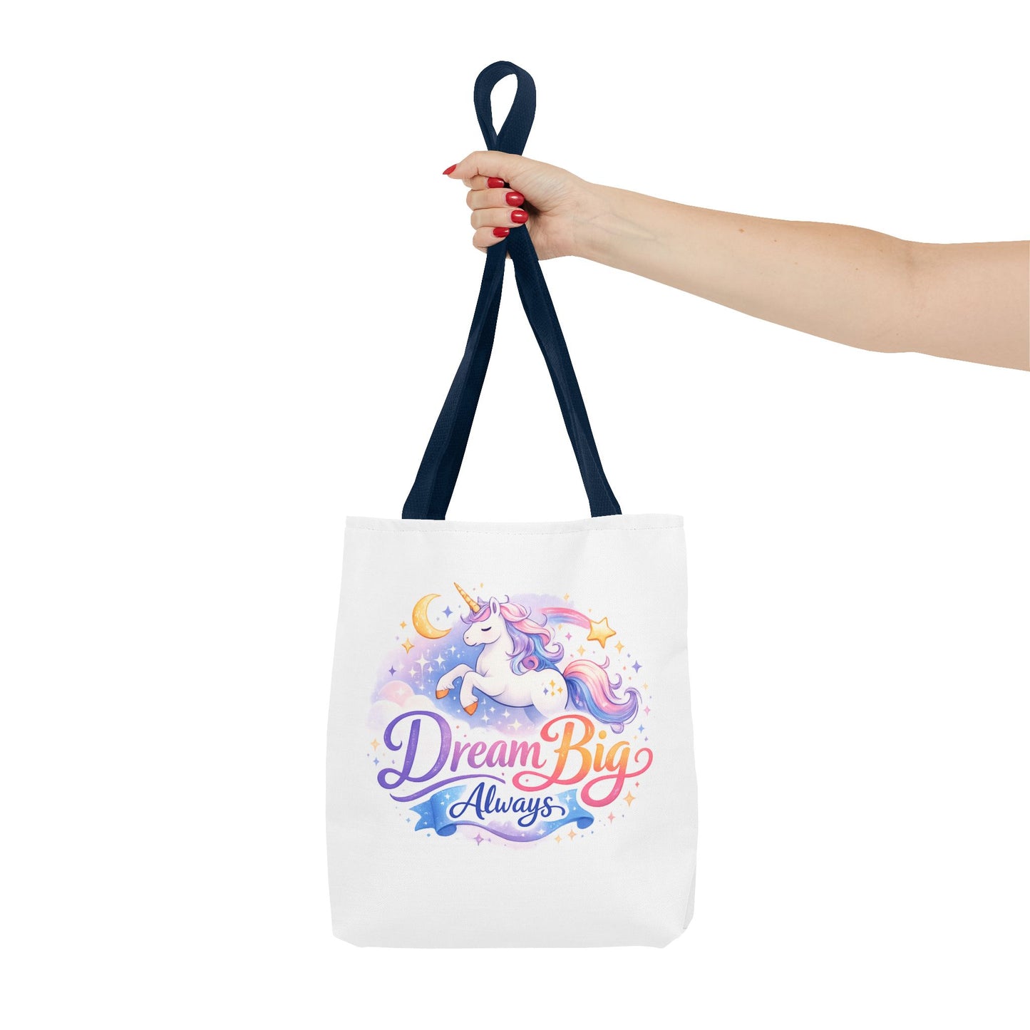 Unicorn 'Dream Big Always' Tote Bag