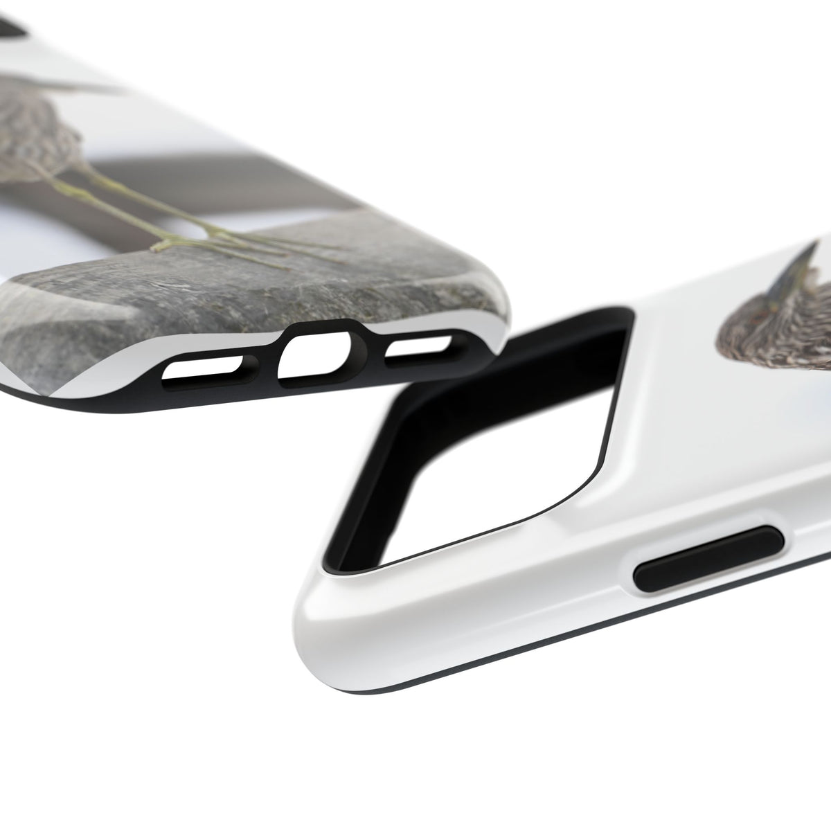 Heron Shoreline Phone Case — Impact-Resistant Wildlife Photo Case
