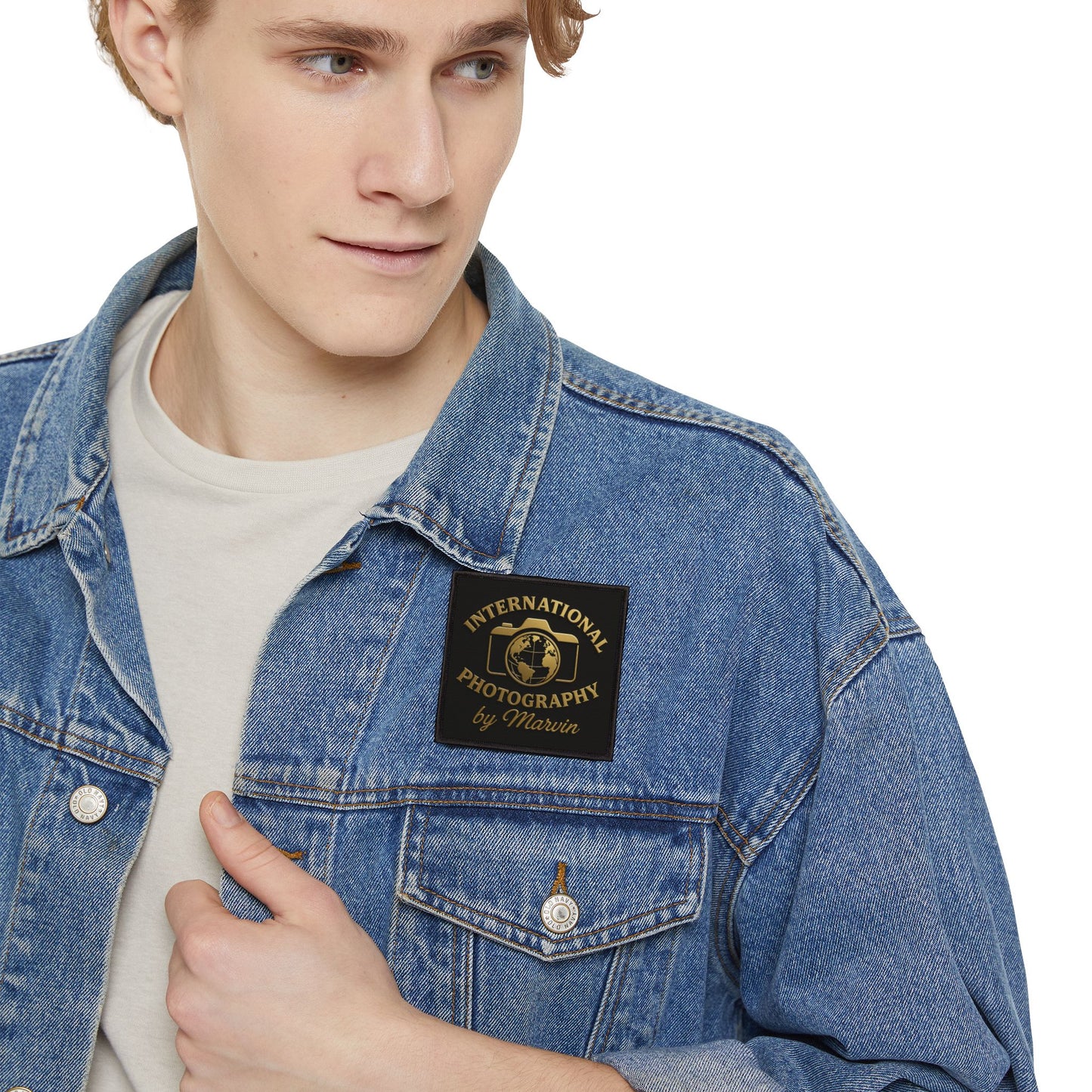 International Photography Iron-On Patches, Custom Embroidery Patches, Creative Denim Decor, Photography Gift, Unique Clothing Accessories