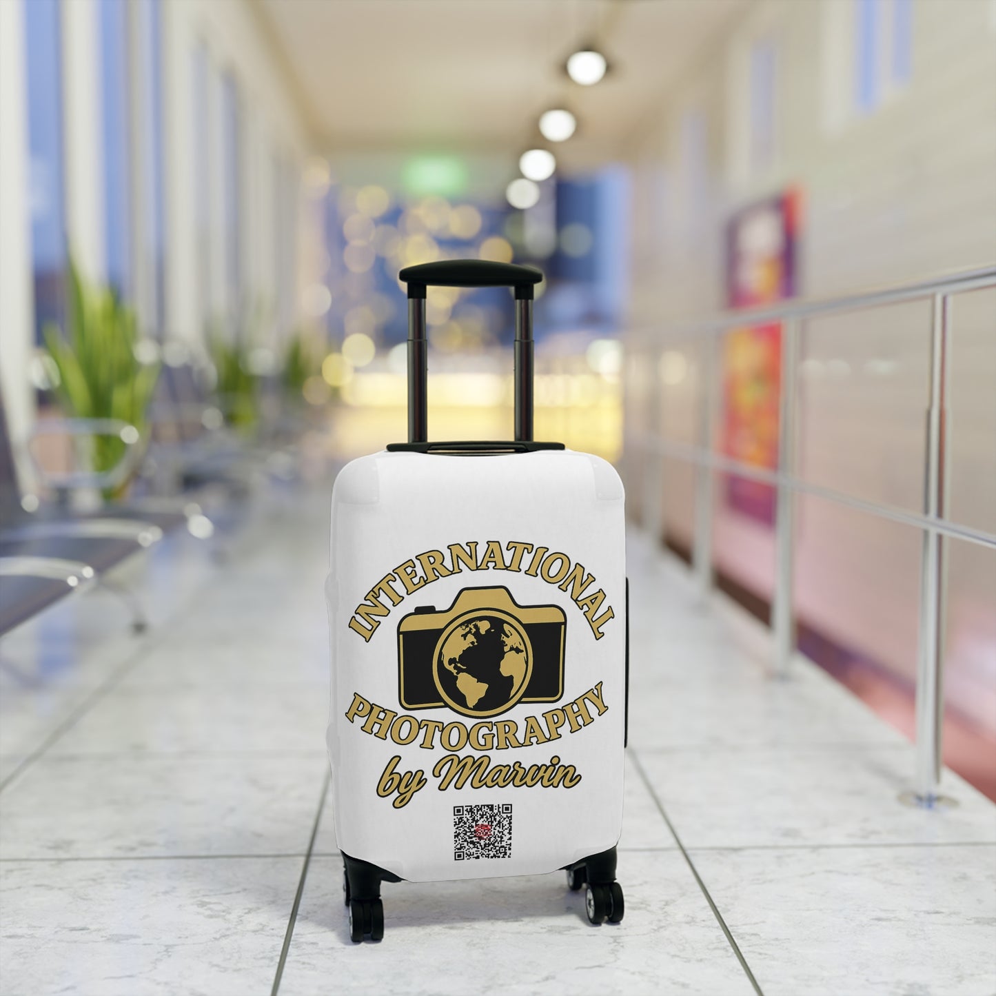 International Photography Luggage Cover — 'International Photography by Marvin' Travel Suitcase Protector