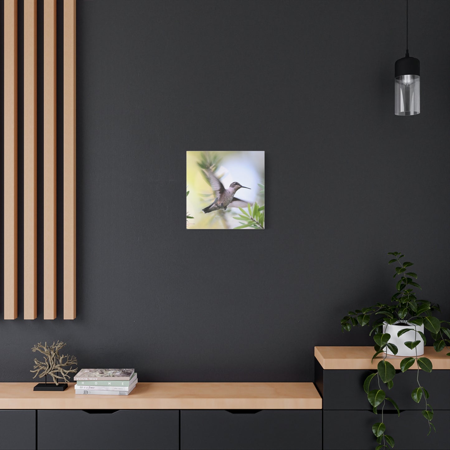 Hummingbird Canvas Wall Art — Matte Stretched 1.25"