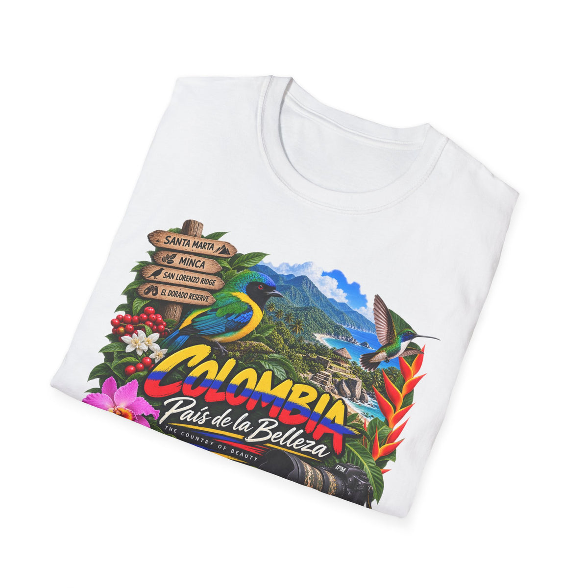 Colombia Paisaje de Colores Travel T-Shirt