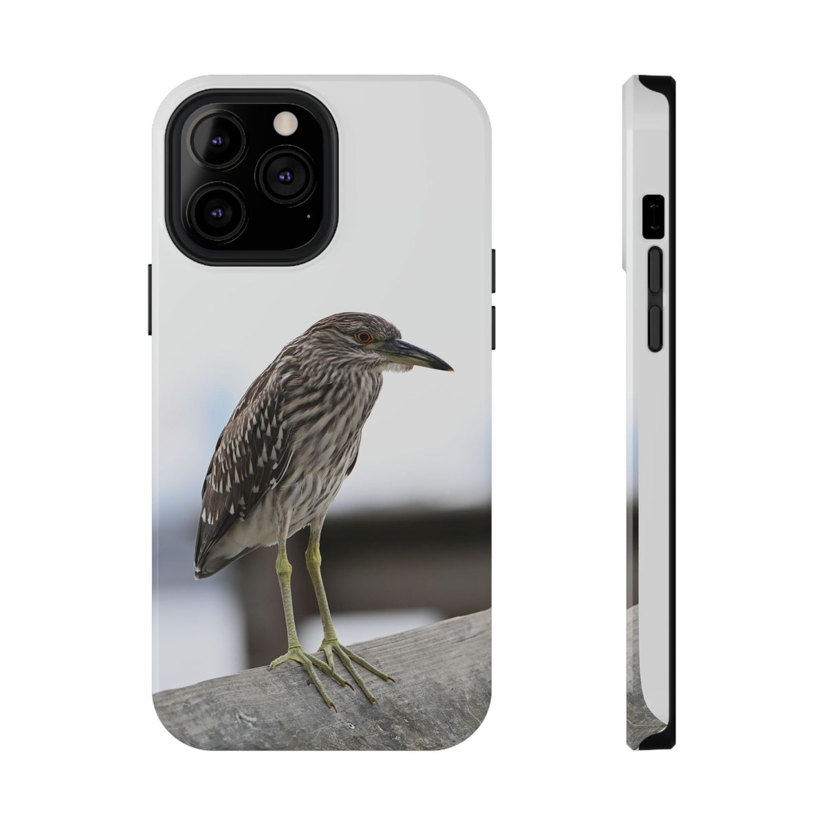 Heron Shoreline Phone Case — Impact-Resistant Wildlife Photo Case