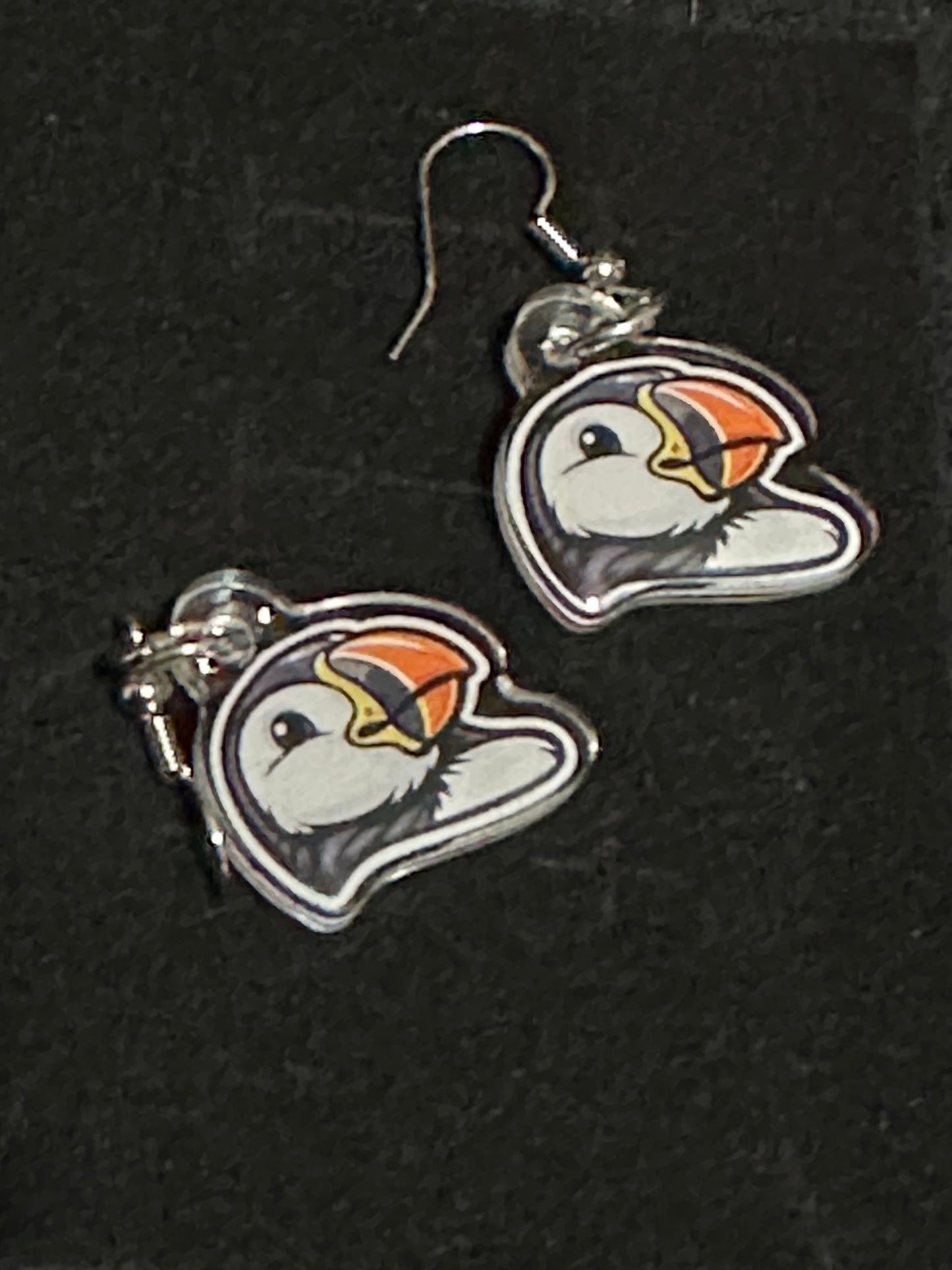 Custom Puffin Earrings